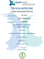 WEEE Compliance Certificate